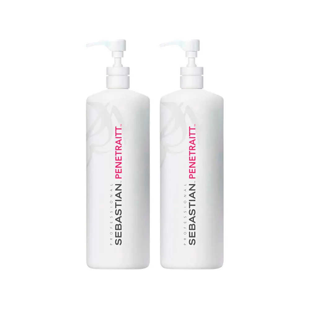 Kit Máscara de Cabelo Tratamento Sebastian Professional Penetraitt 500ml 2 unidades