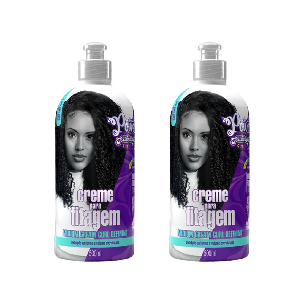 CREME PENTEAR SOUL POWER TEXT 500ML FITAGEM - KIT C/ 2UN