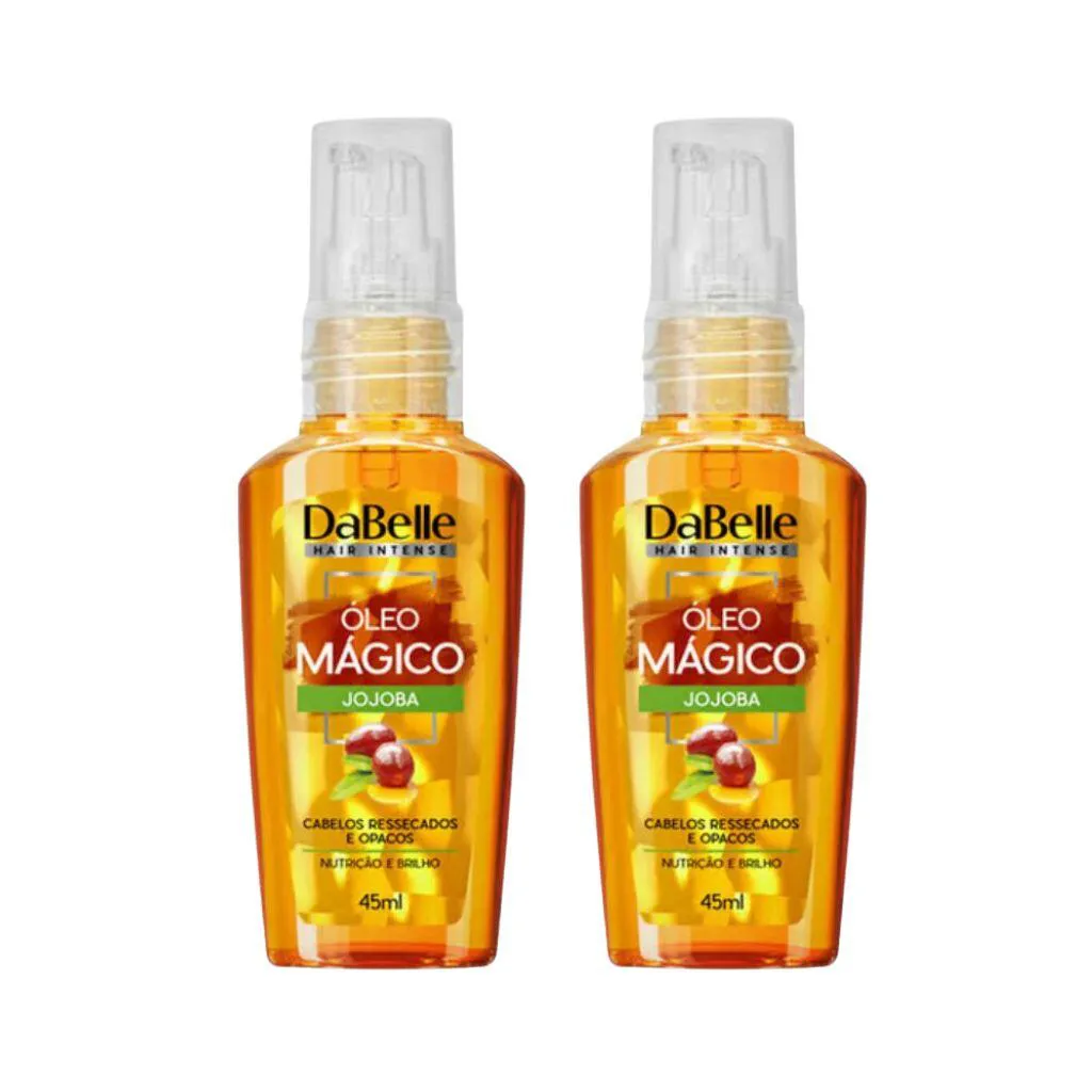 OLEO CAPILAR DABELLE 45ML JOJOBA - KIT C/ 2UN