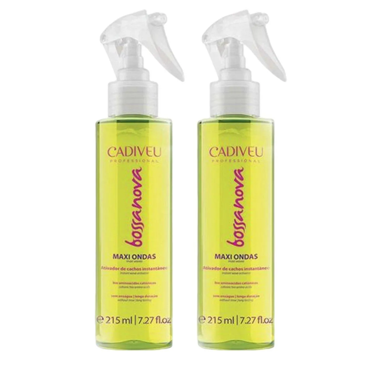 KIT CADIVEU ATIVADOR DE CACHOS BOSSA NOVA 215ML - 2 UNIDADES