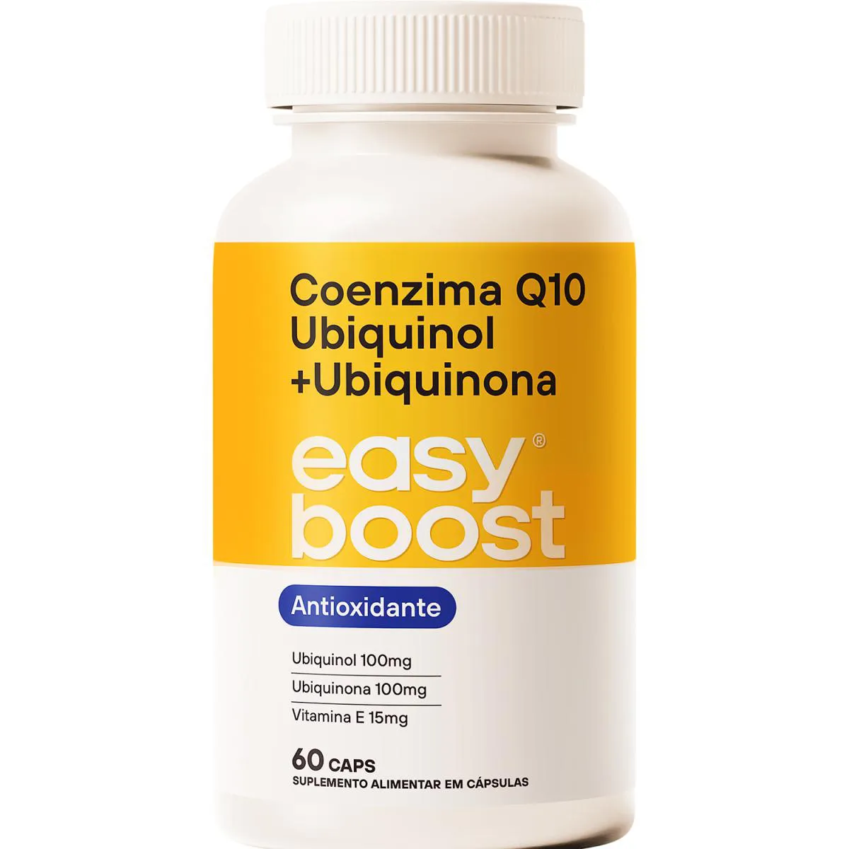 Coenzima Q10 Ubiquinol + Ubiquinona Easy Boost 200mg 60 Caps