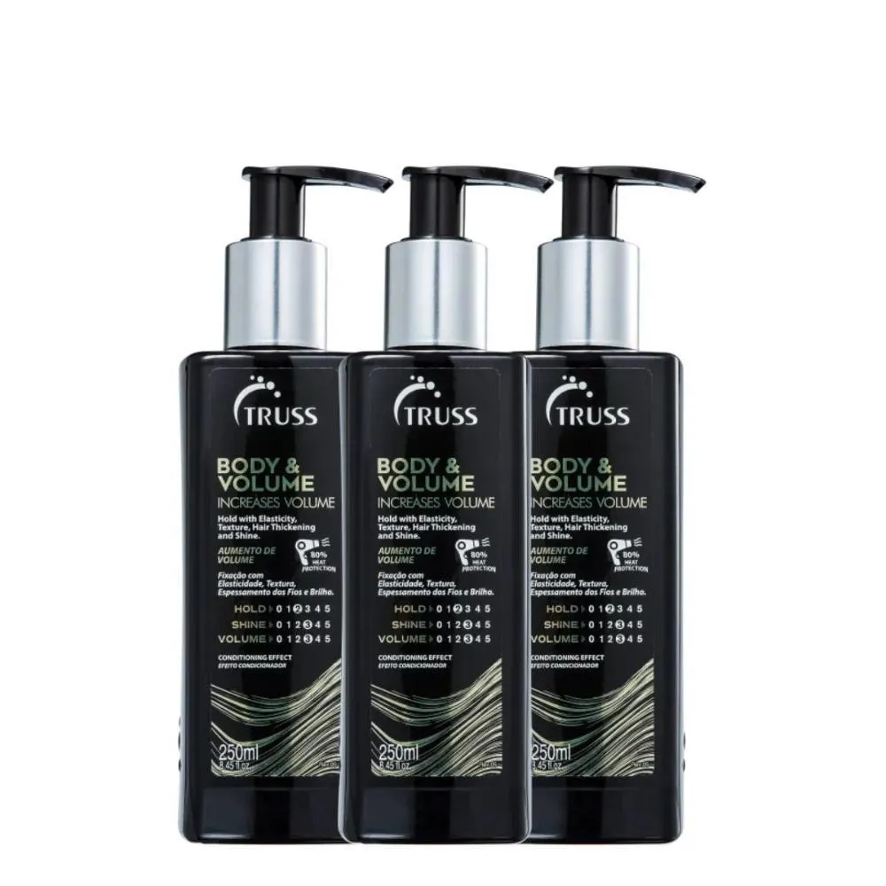 TRUSS BODY & VOLUME KIT 3 LEAVE-IN 250ML
