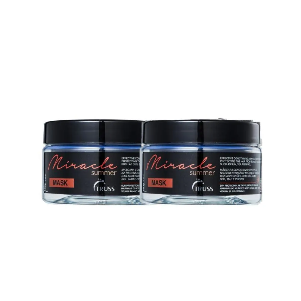TRUSS MIRACLE SUMMER KIT 2 MáSCARA CAPILAR 180G