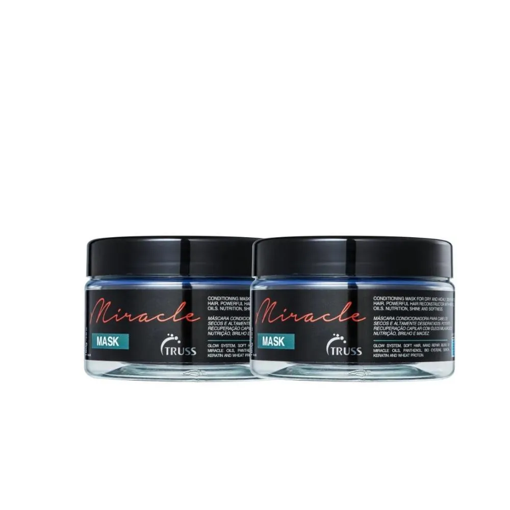 TRUSS MIRACLE KIT 2 MáSCARA CAPILAR 180G