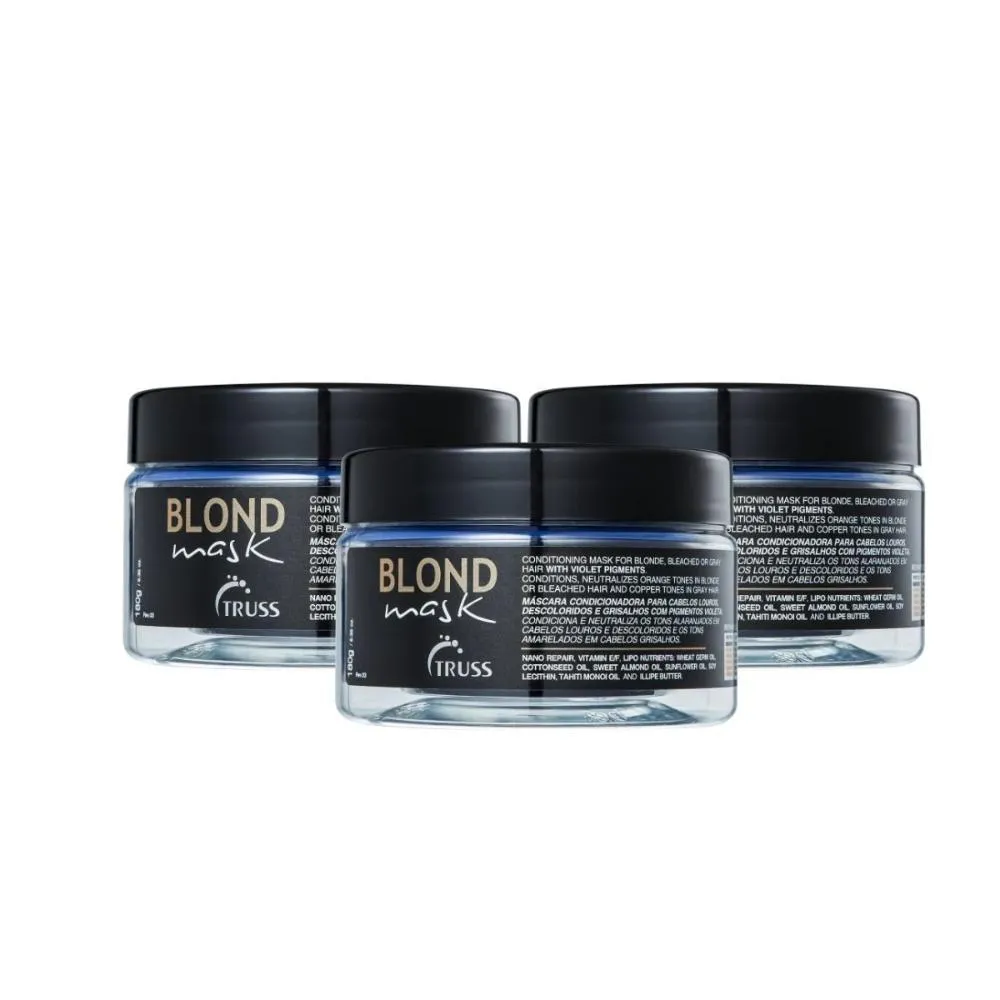 TRUSS BLOND MASK KIT 3 MáSCARA MATIZADORA 180ML