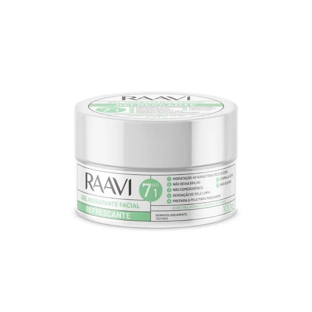 RAAVI GEL HIDRATANTE FACIAL REFRESCANTE 100G