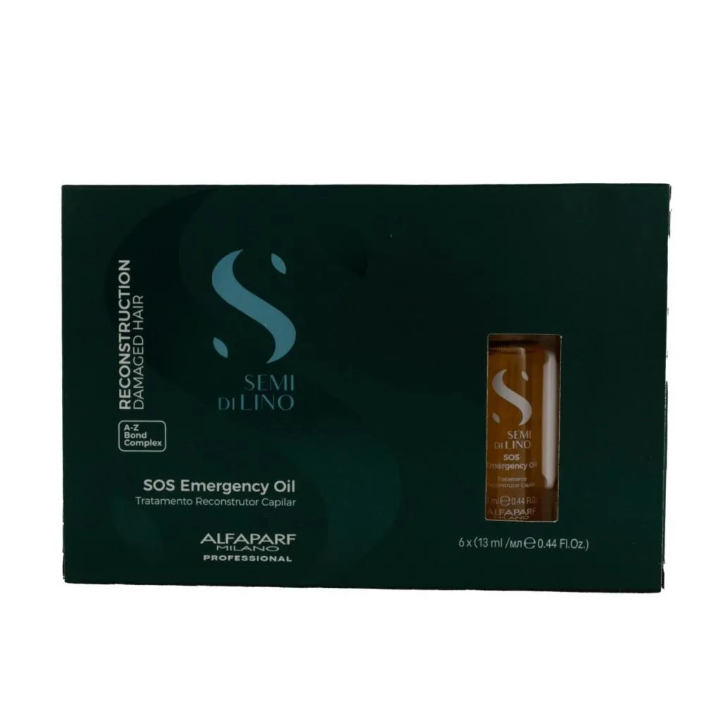 ALFAPARF SEMI DI LINO SOS EMERGENCY OIL KIT 6 AMPOLAS 13ML