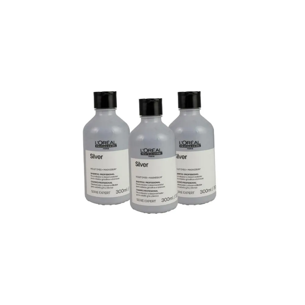 LORéAL PROFESSIONNEL SILVER KIT 3 SHAMPOO 300ML