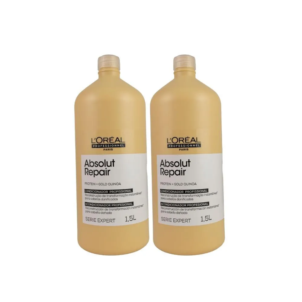 LORéAL PROFESSIONNEL ABSOLUT GOLD KIT 2 CONDICIONADOR 1,5L
