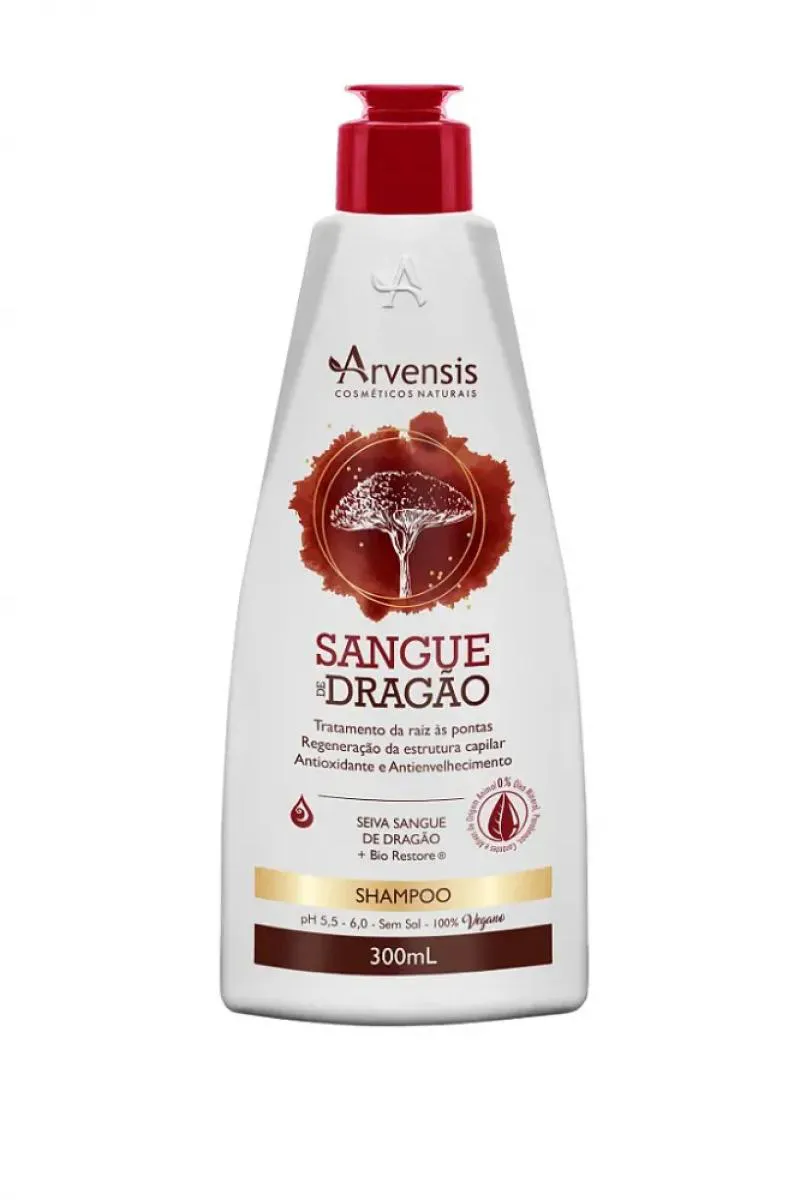 SHAMPOO SANGUE DE DRAGÃO 300ML ARVENSIS