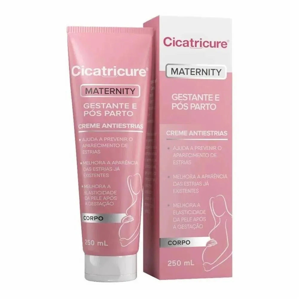 CICATRICURE CREME ANTIESTRIAS MATERNITY - GESTANTE E PóS PARTO 250ML