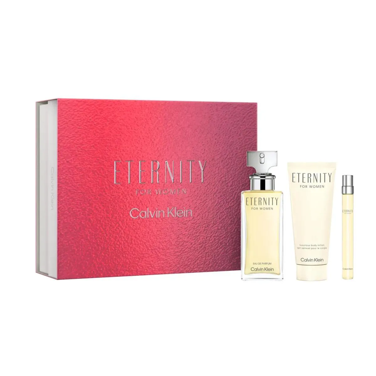 CLAVIN KLEIN KIT CK ETERNITY EDP FEMININO (3 PRODUTOS)
