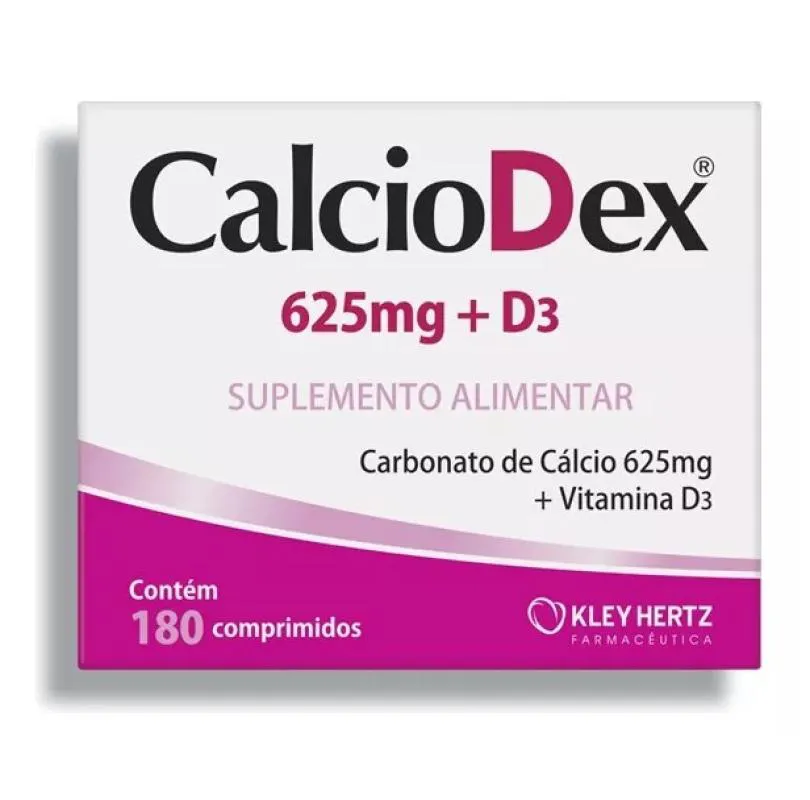 SUPLEMENTO CALCIODEX CARBONATO DE CáLCIO + VIT D3 180CPS