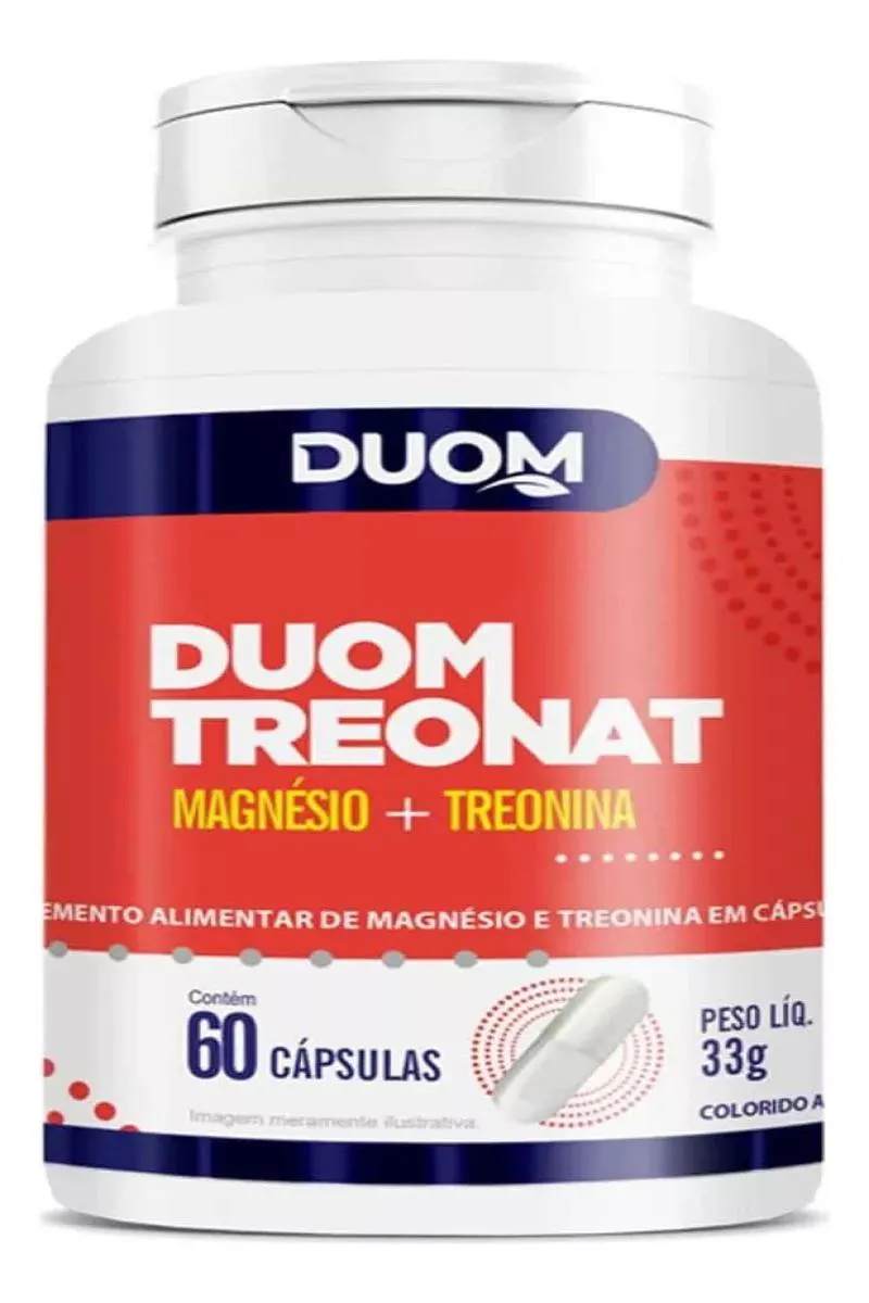 SUPLEMENTO DUOM TREONAT MAGNéSIO + TREONINA 60CPS