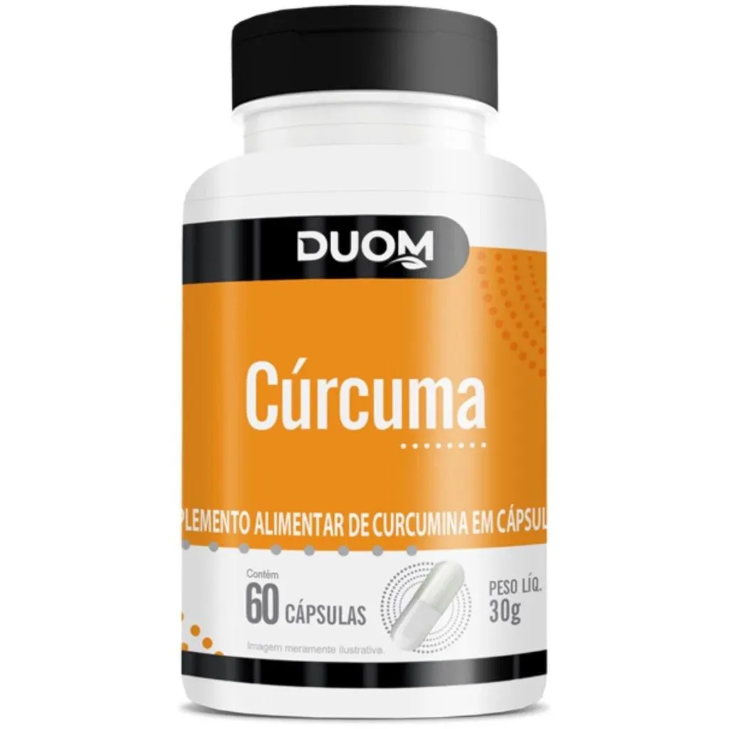 SUPLEMENTO CúRCUMA DUOM ANTIOXIDANTE EMAGRECIMENTO 60CPS