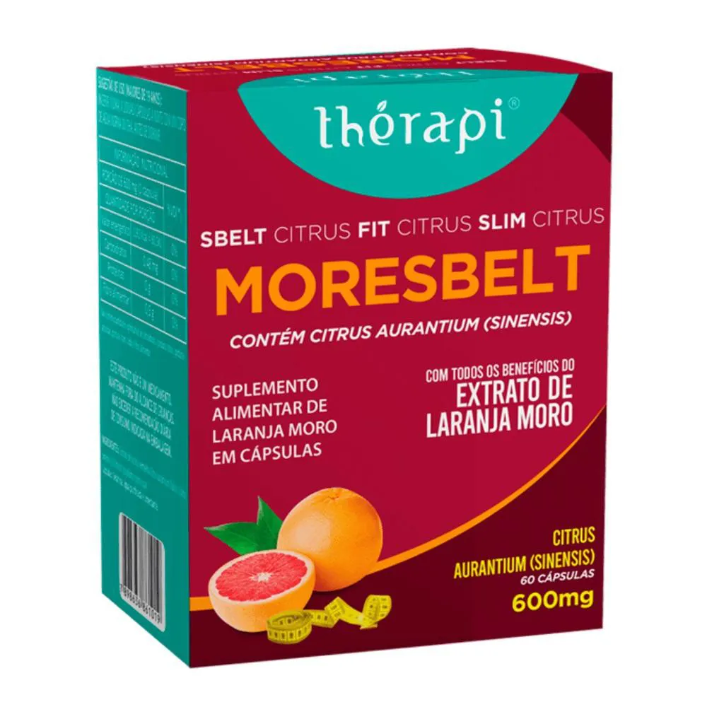 SUPLEMENTO THéRAPI MORESBELT EXTRATO DE LARANJA MORO 60CPS