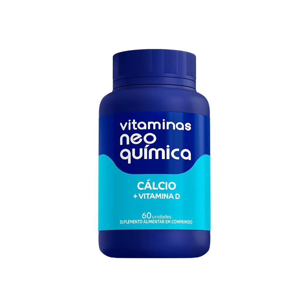 CALCIO + VITAMINA D 60 CáPSULAS - NEO QUíMICA