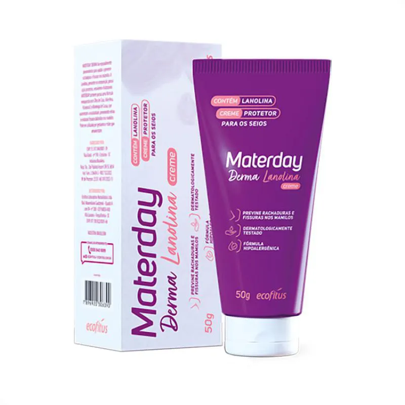 HIDRATANTE CREME MATERDAY LANOLINA 50G - ECOFITUS