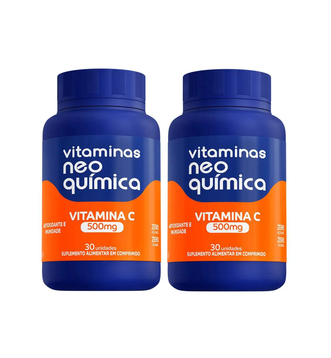 KIT 2 VITAMINA C 500MG 30 CáPSULAS - NEO QUíMICA