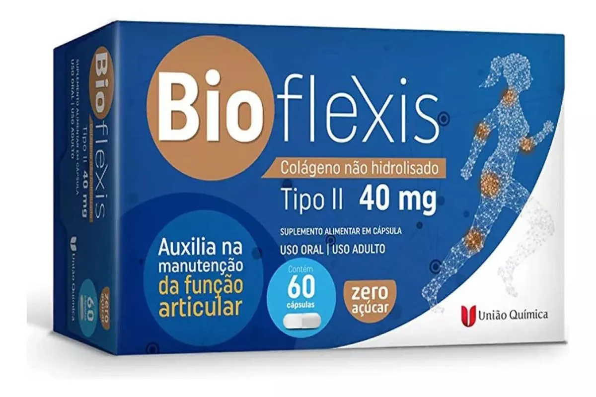 SUPLEMENTO BIOFLEXIS COLáGENO TIPO 2 40MG ARTICULAçãO 30CPS