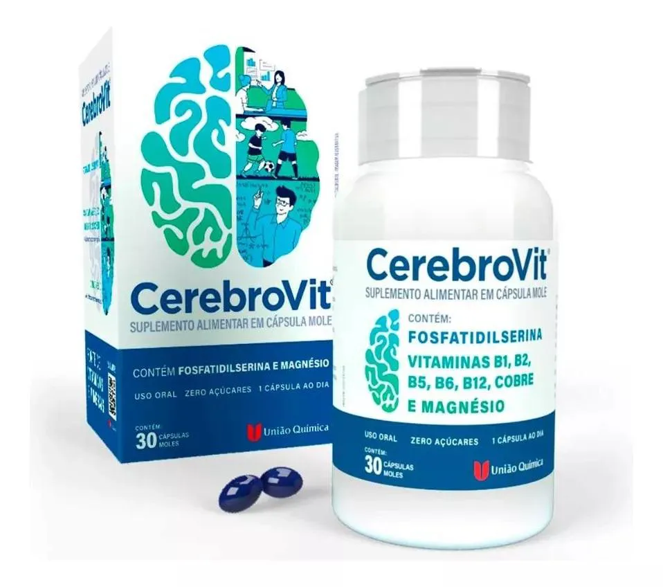 SUPLEMENTO CEREBROVIT FOSFATIDILSERINA VITAMINAS 30CPS