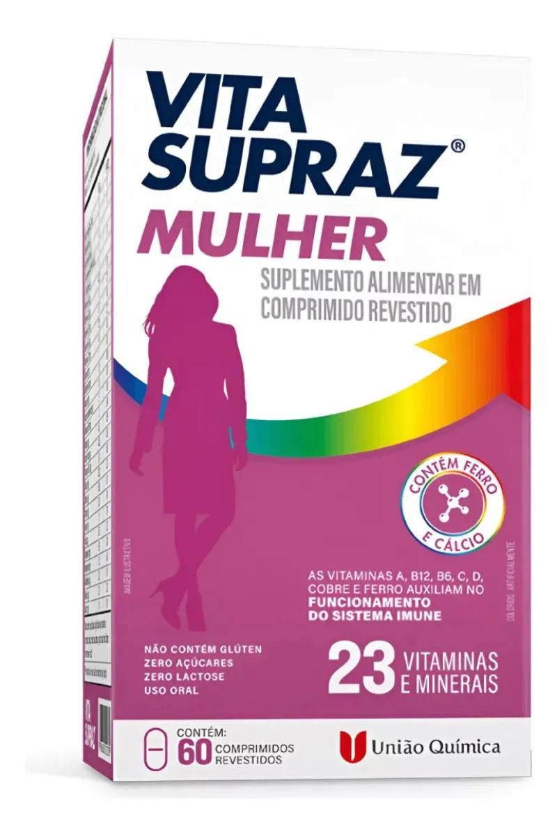 SUPLEMENTO VITA SUPRAZ MULHER VITAMINAS IMUNIDADE 60CPS