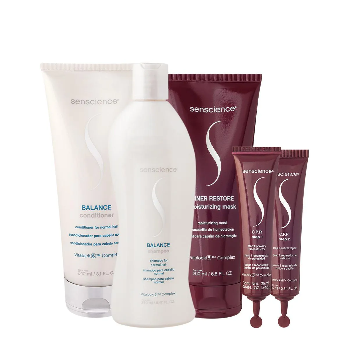 KIT SENSCIENCE BALANCE INNER HOME CARE SéRUM 55 (5 PRODUTOS)