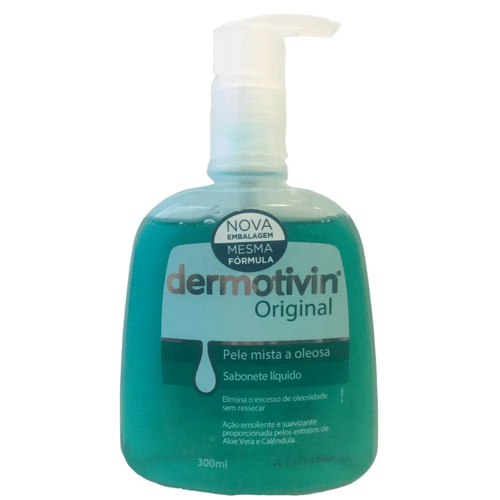 GALDERMA DERMOTIVIN ORIGINAL SABONETE LíQUIDO 300ML