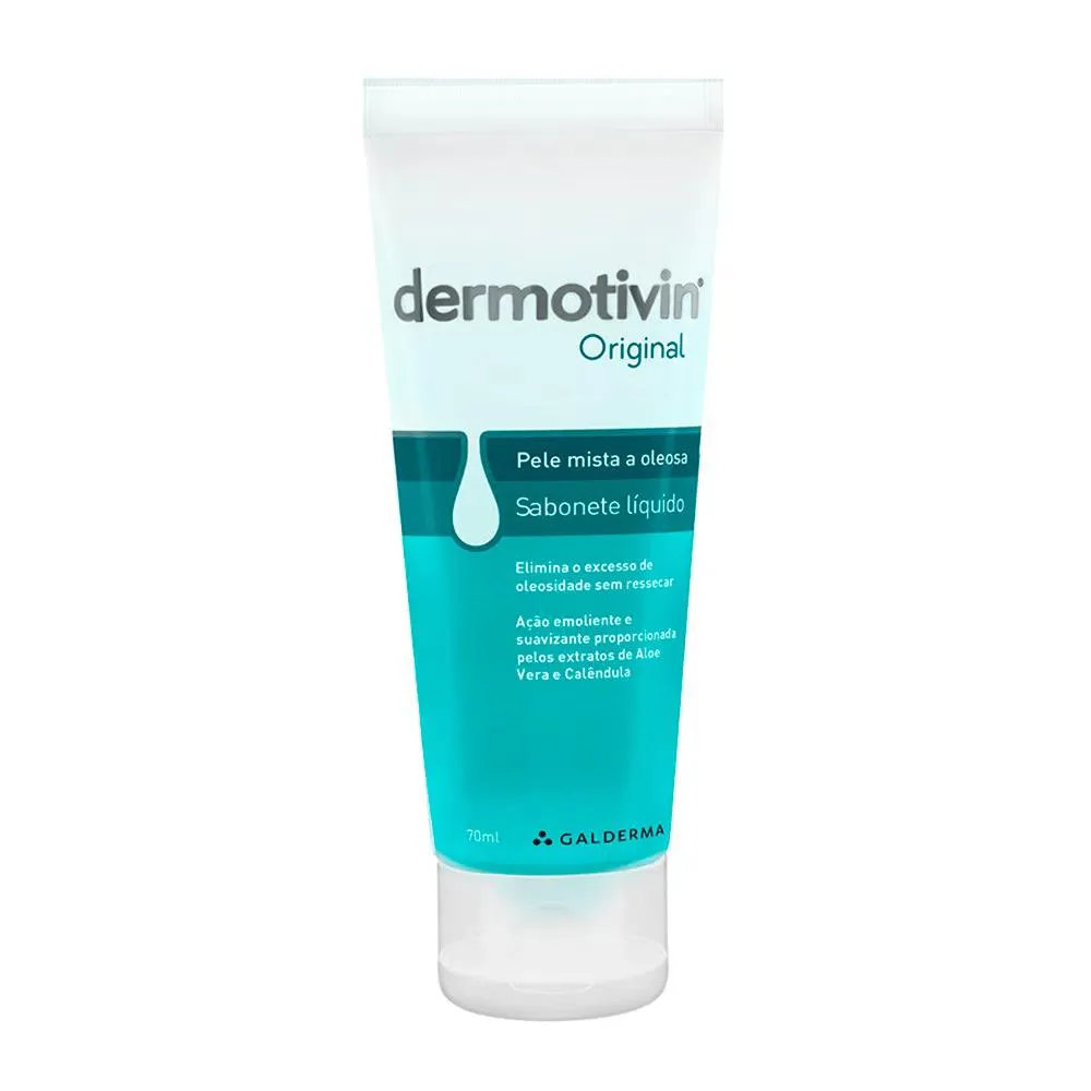 GALDERMA DERMOTIVIN ORIGINAL SABONETE LIQUIDO 70ML