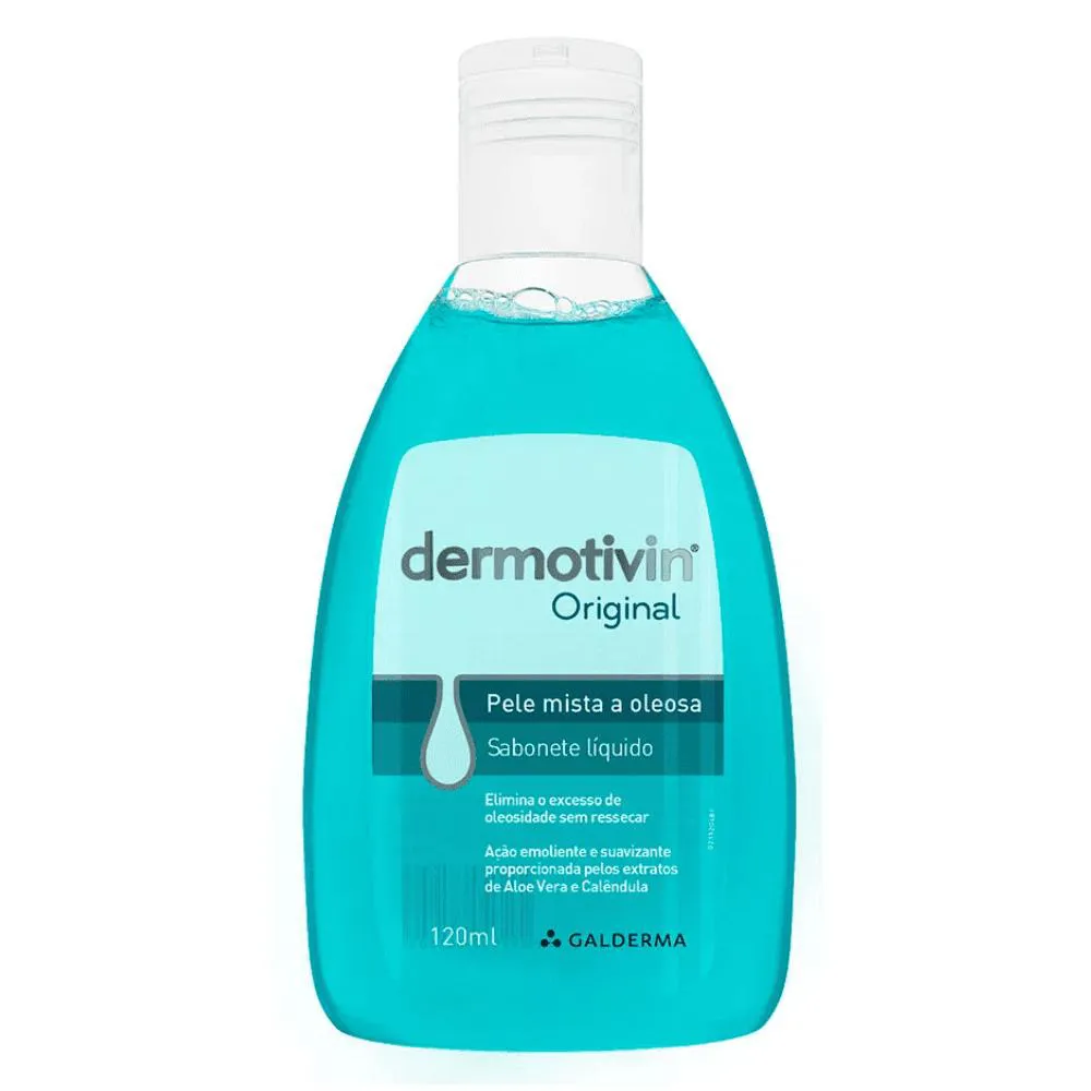 GALDERMA DERMOTIVIN ORIGINAL SABONETE LIQUIDO 120ML