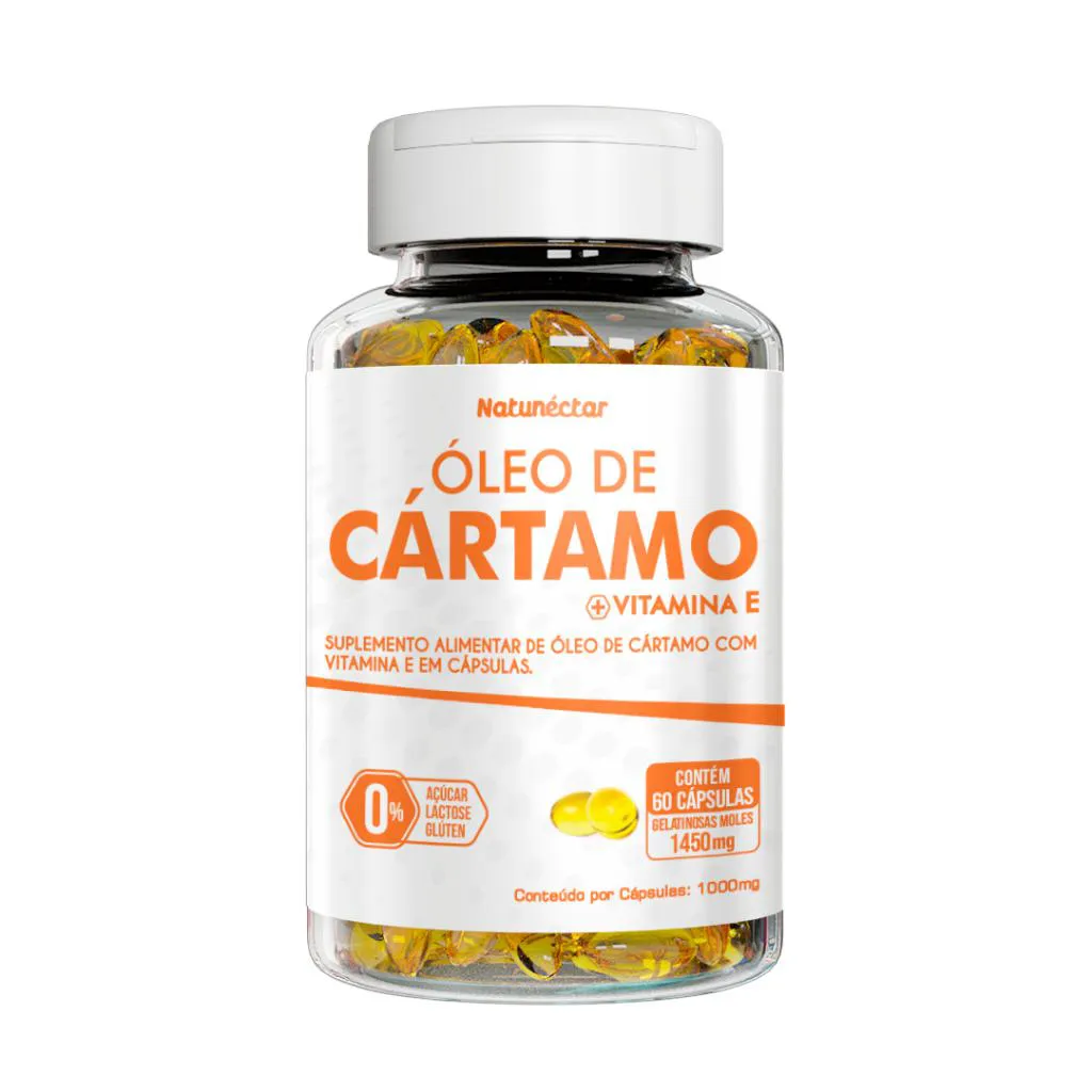 Óleo de Cártamo 500mg 60 Cápsulas - Natunéctar