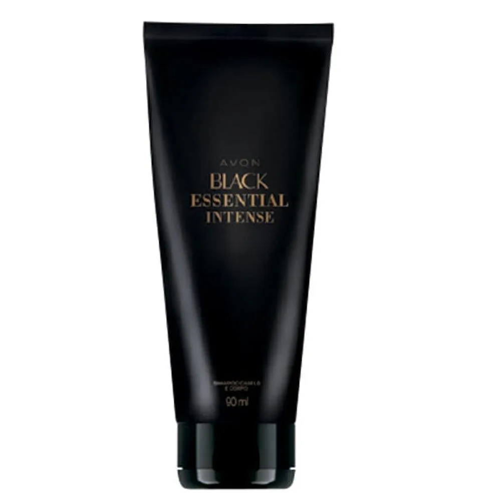 AVON BLACK ESSENCTIAL SHAMPOO CABELO E CORPO 90ML