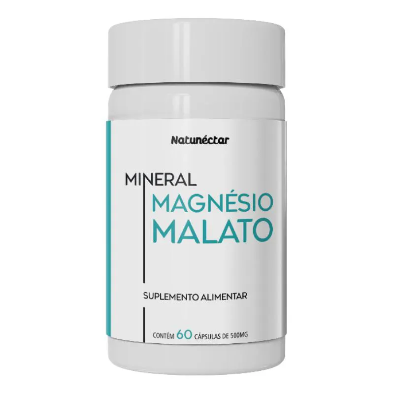 Magnésio Malato 260mg 60 Cápsulas - Natunéctar