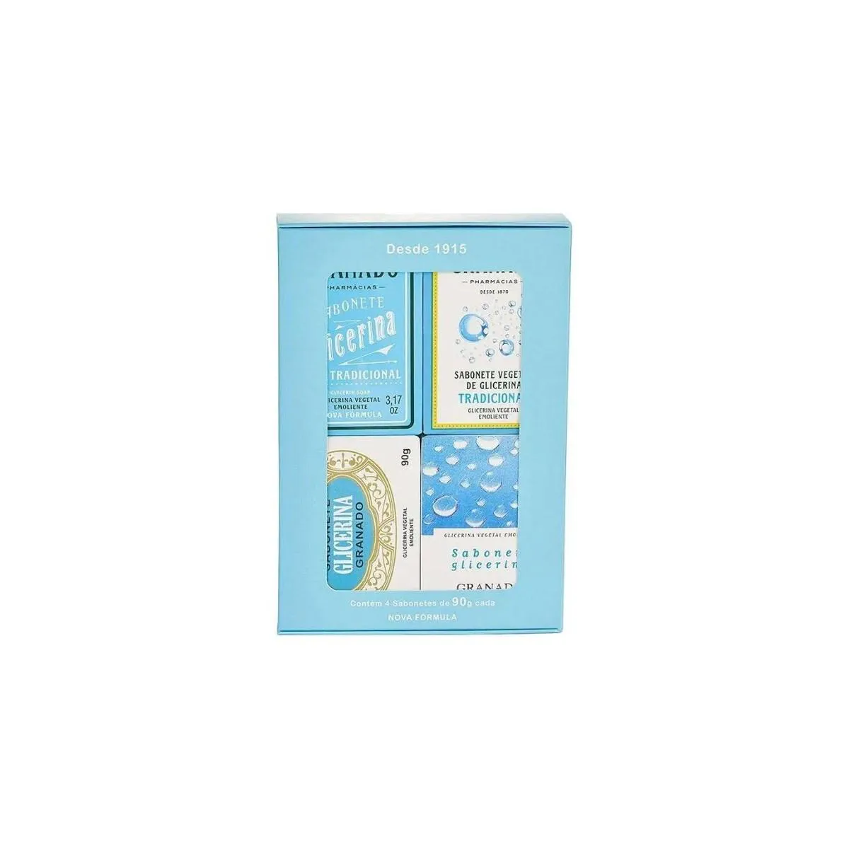 GRANADO KIT DE SABONETES GLICERINA 4 SABONETES 90G