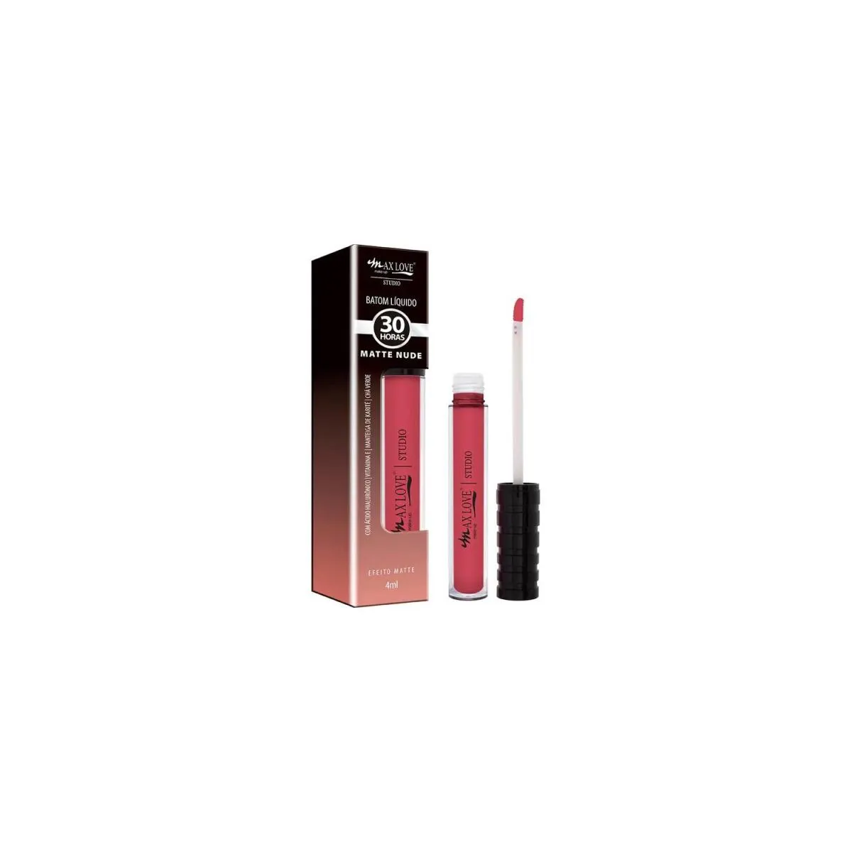 MAX LOVE BATOM LíQUIDO MATTE NUDE 30 HORAS COR 658