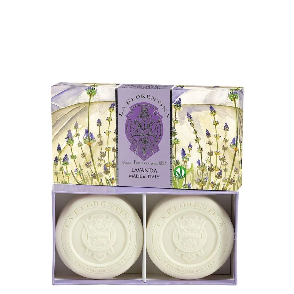 LA FLORENTINA CX 2 SABONETES ITALIANOS LAVENDER  (2X115G)