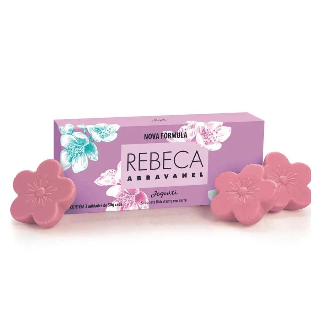 JEQUITI SABONETE EM BARRA REBECA ABRAVANEL 3UN/50G
