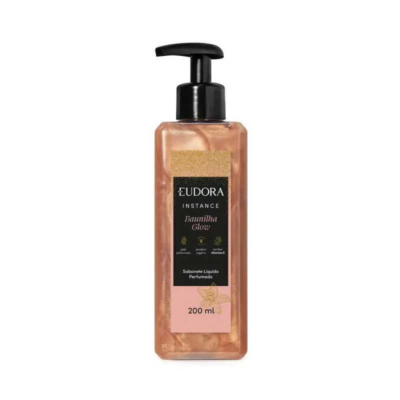 EUDORA INSTANCE BAUNILHA GLOW SABONETE LíQUIDO 200ML