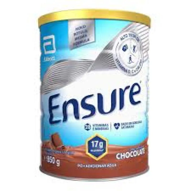 SUPLEMENTO ALIMENTAR ENSURE SABOR CHOCOLATE 850G