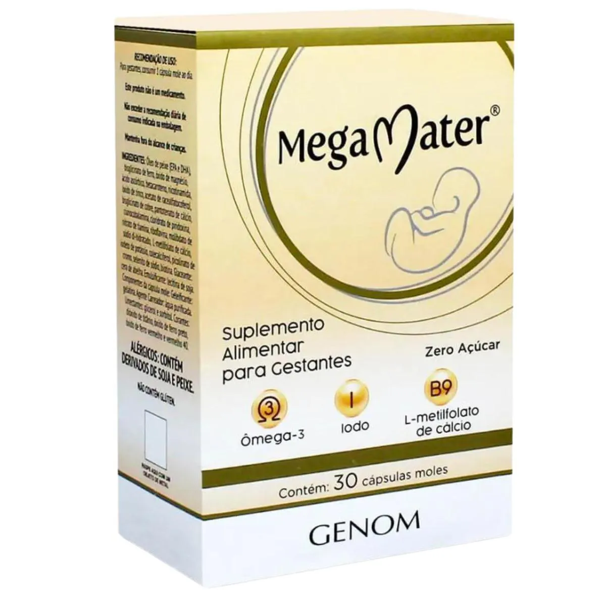MEGAMATER VITAMINA GESTANTE C/30 CPS
