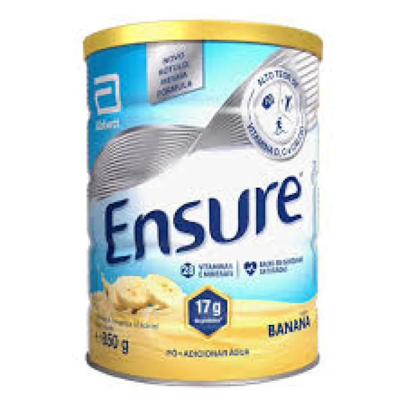 SUPLEMENTO ALIMENTAR ENSURE SABOR BANANA 850G