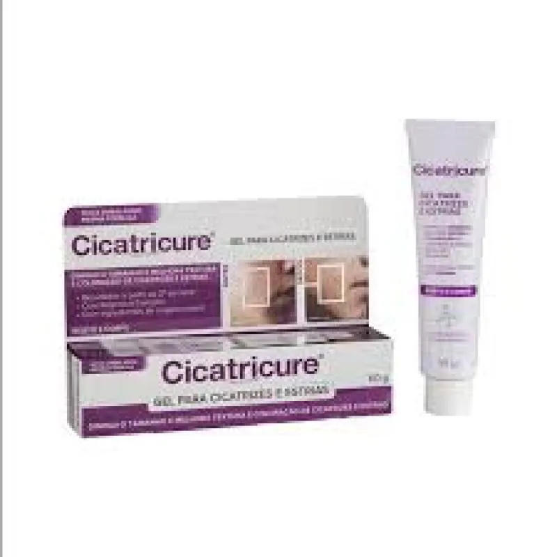 CICATRICURE GEL PARA CICATRIZES E ESTRIAS 60G