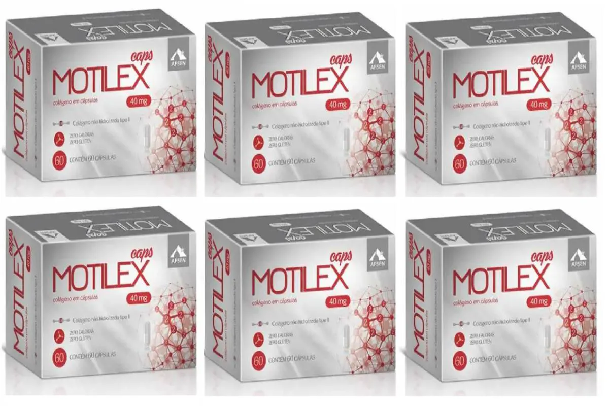 MOTILEX KIT C/6 CAIXAS C/6 CÁPSULAS CADA