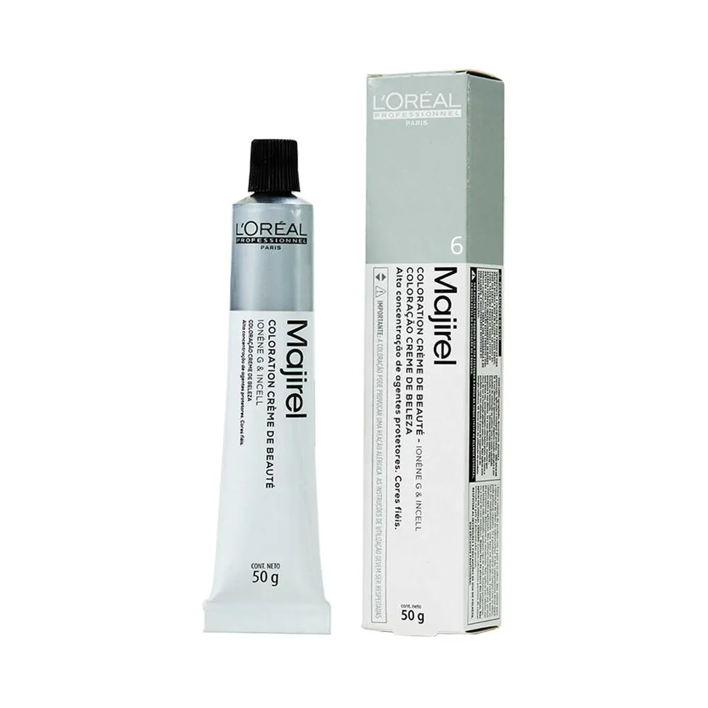 LORéAL PROFESSIONNEL MAJIREL 6 LOURO ESCURO - COLORAçãO 50G