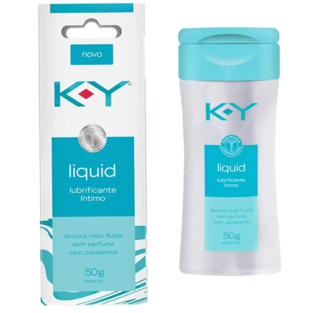 GEL LUBRIFICANTE ÍNTIMO K-Y KY LIQUID SEM PARABENOS - 50G