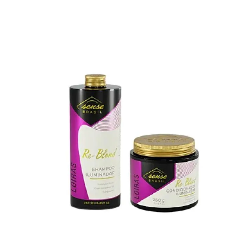 KIT  SENSE  BRASIL RE- BLOND (SHAMPOO 250ML + CONDICIONADOR 250GR )