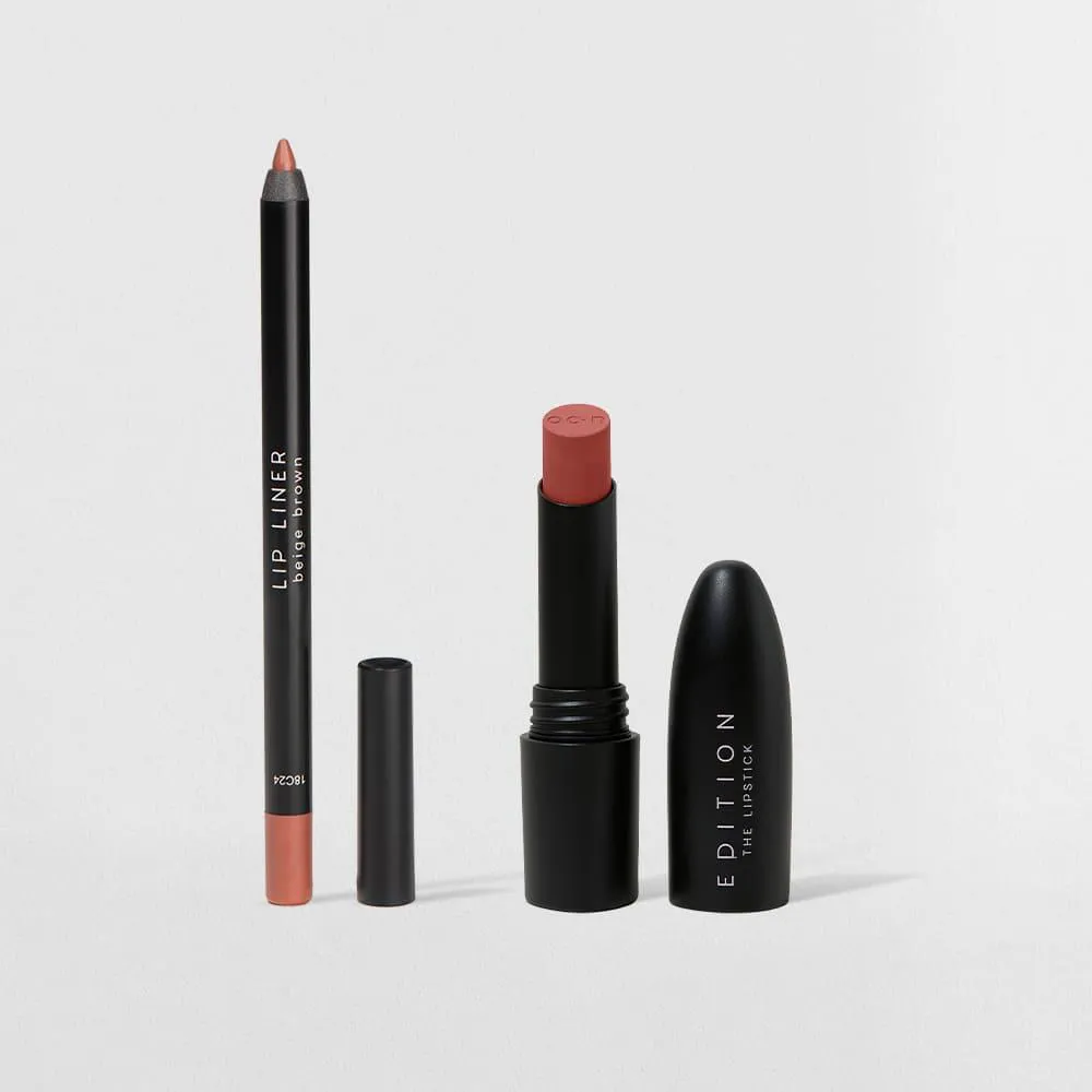 KIT LáPIS LABIAL NUDE + BATOM ROSA OCéANE EDTION (2 PRODUTOS)