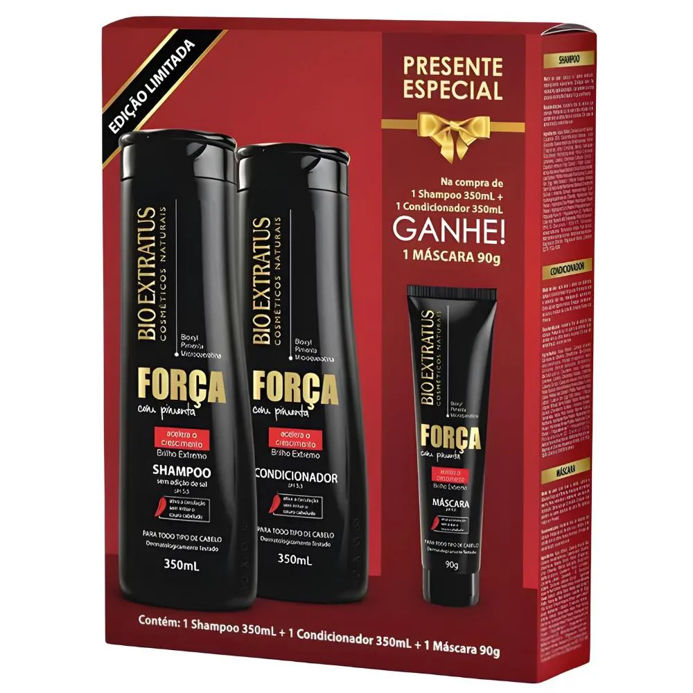 PROMOPACK BIO EXTRATUS SHAMPOO CONDICIONADOR + MáSCARA 90G