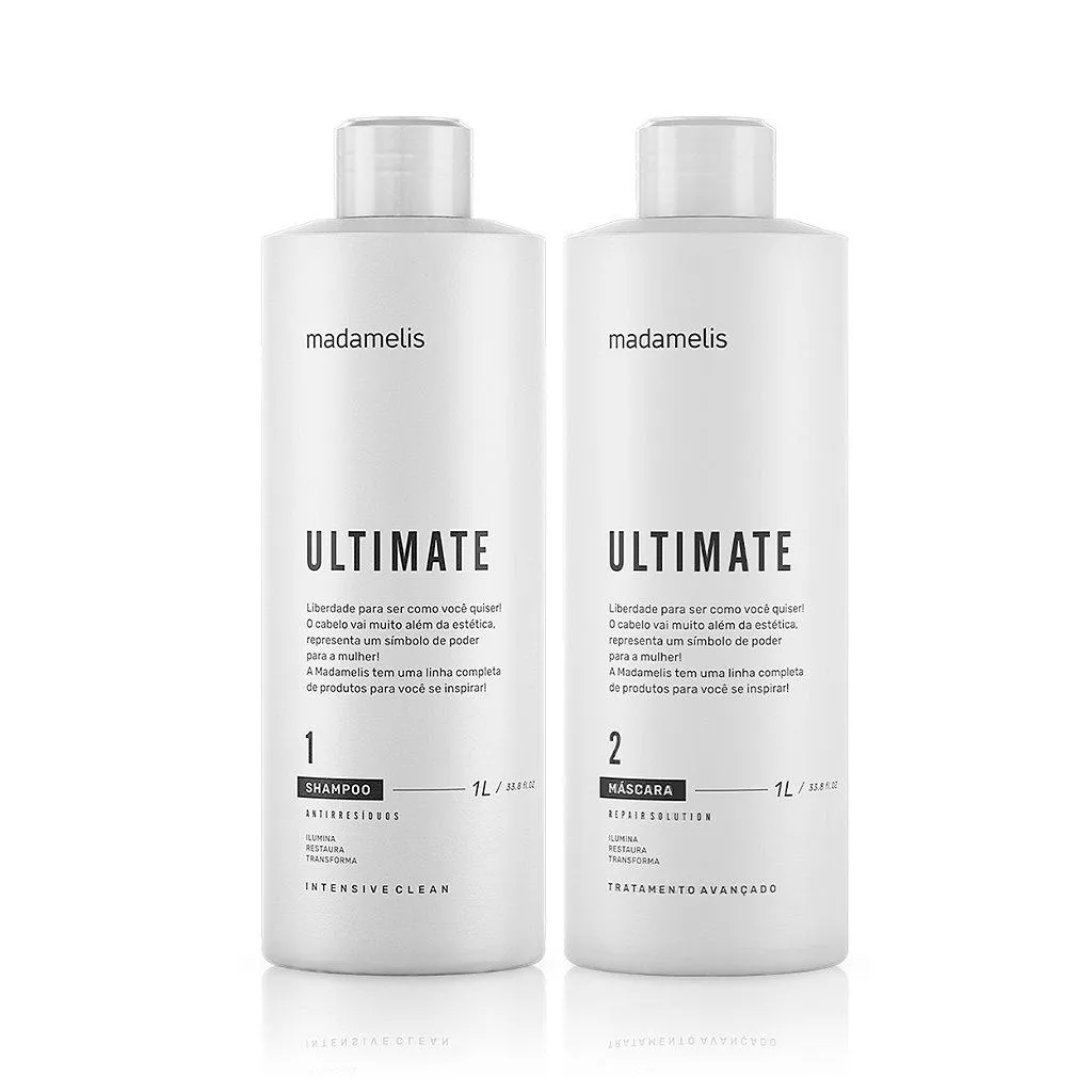 KIT ESCOVA PROGRESSIVA ULTIMATE 1L MADAMELIS