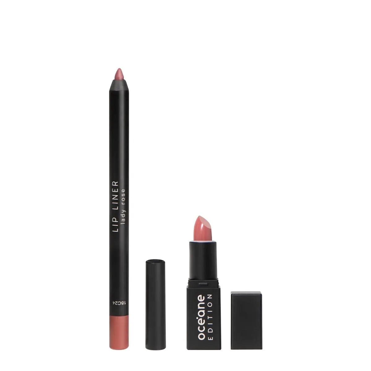 KIT OCéANE EDITION BATOM SIENNA NUDE LáPIS LABIAL LADY ROSE